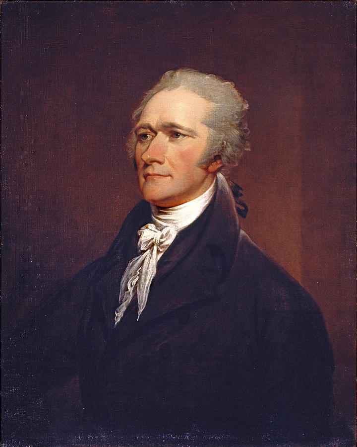 Alexander Hamilton #6 Painting by John Trumbull