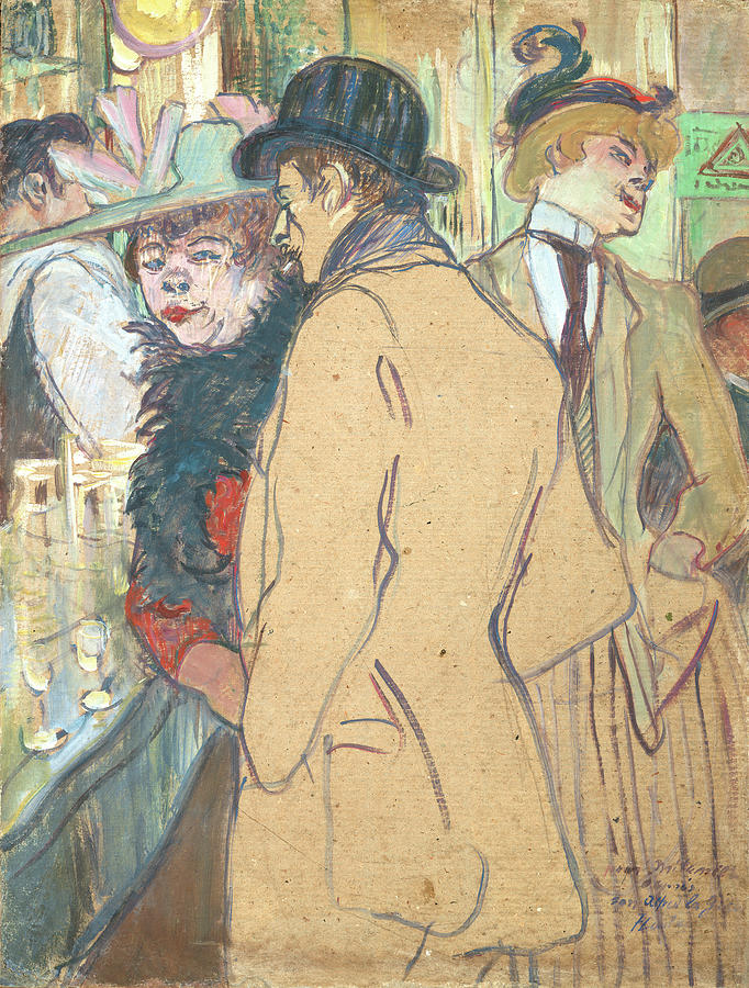Alfred La Guigne #3 Painting by Henri De Toulouse-Lautrec