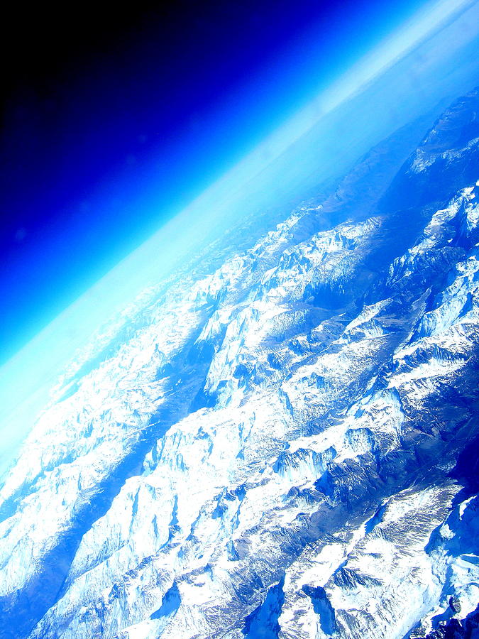 Alpine from sky #3 Photograph by Kumiko Mayer