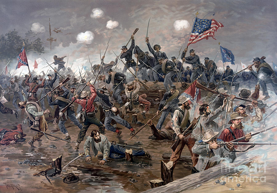 American Civil War, Battle #3 Photograph by Science Source American Civil War, Battle #3 Photograph by Science Source