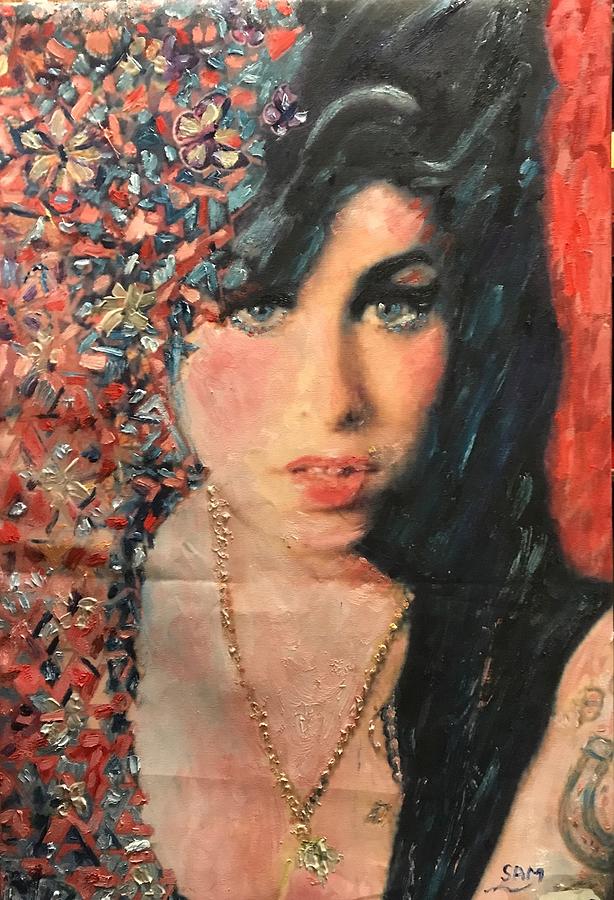 Amy winehouse  #3 Painting by Sam Shaker