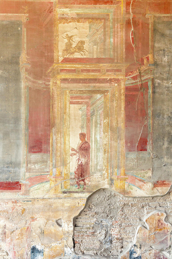 ancient roman fresco in Pompeii, Italy, Europe #3 Photograph by Henning Marquardt