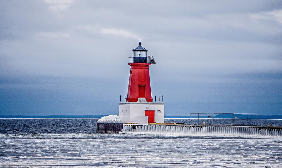 Ann Arbor Lighthouse In Michigan #3 Photograph by Alex Grichenko