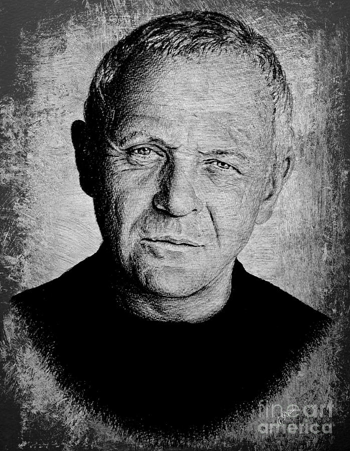 Anthony Hopkins #3 Drawing by Andrew Read
