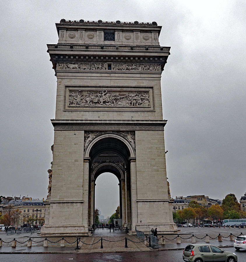 Arc de Triomphe In Paris, France #3 Photograph by Rick Rosenshein