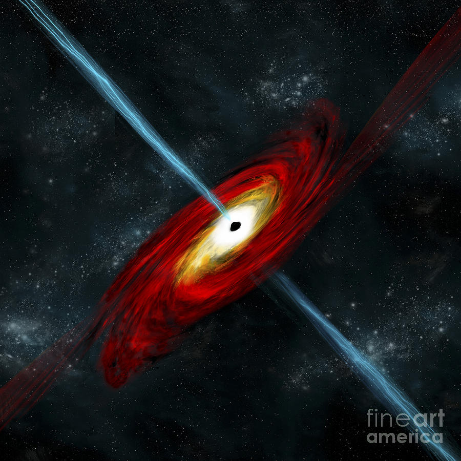 Interstellar Digital Art - Artists Depiction Of A Black Hole #3 by Marc Ward