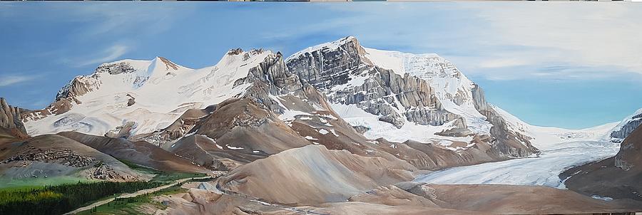 Mountain Painting - Athabasca by Glen Frear