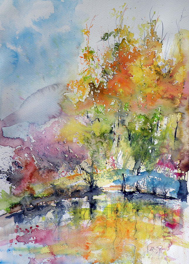 Autumn #2 Painting by Kovacs Anna Brigitta