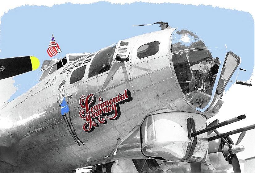 B-17g Flying Fortress Sentimental Journey 2 Avra Valley Arizona 1991 Color Added 2008 #3 Photograph by David Lee Guss