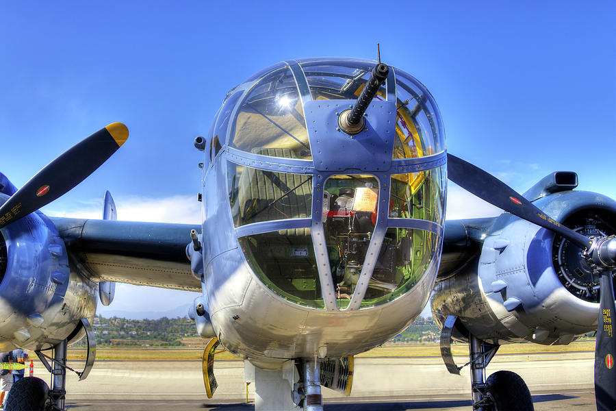 Vintage Photograph - B-25 Bomber #1 by Joe  Palermo