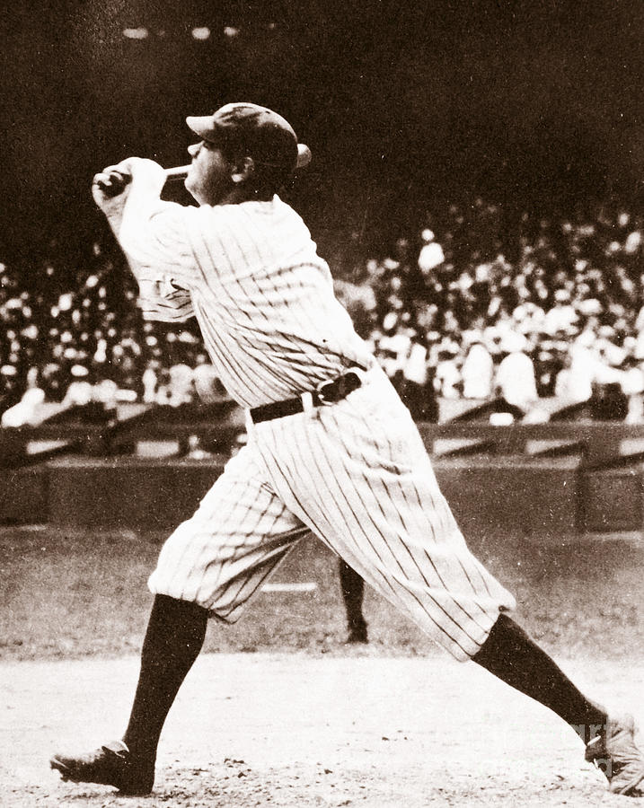 Babe Ruth Photograph by American School