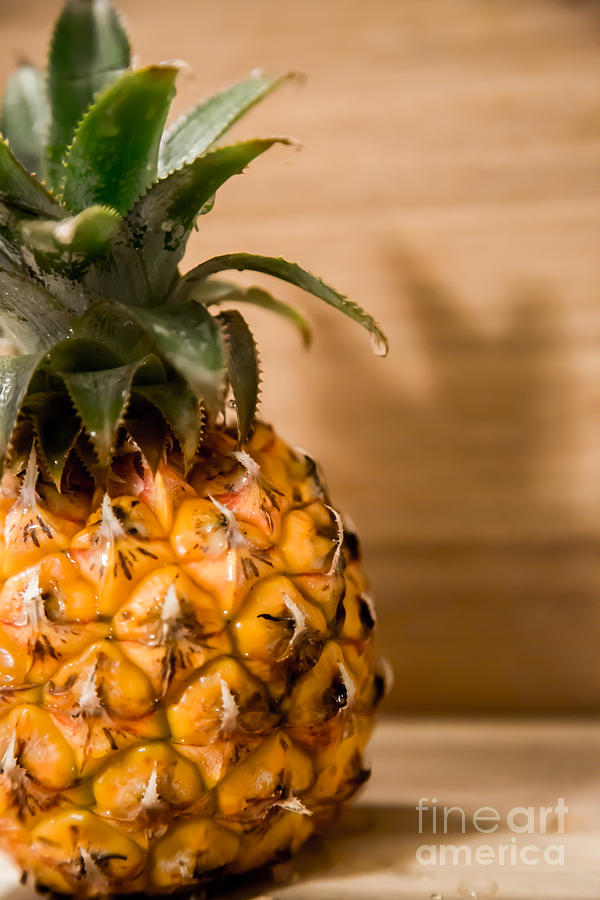 Fruit Photograph - Baby Pineapple #3 by Olga Photography