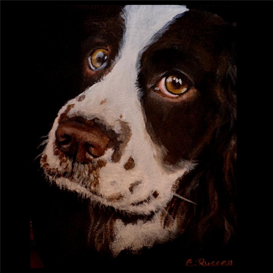 Bailey #3 Painting by Carol Russell