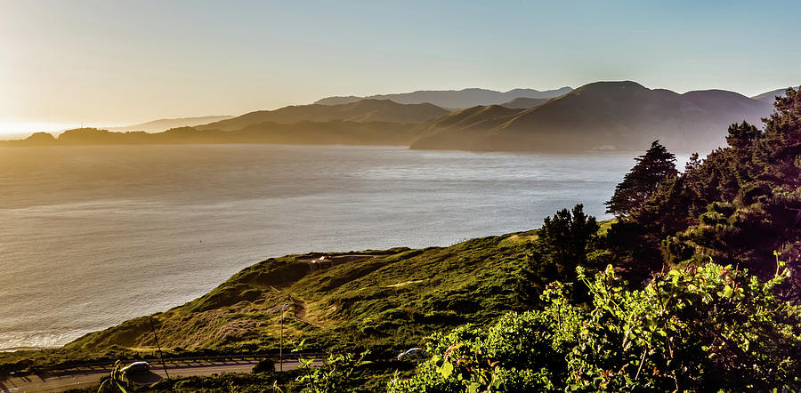 Baker Beach And Golden Gate Bay At Sunset In California #3 Photograph by Alex Grichenko