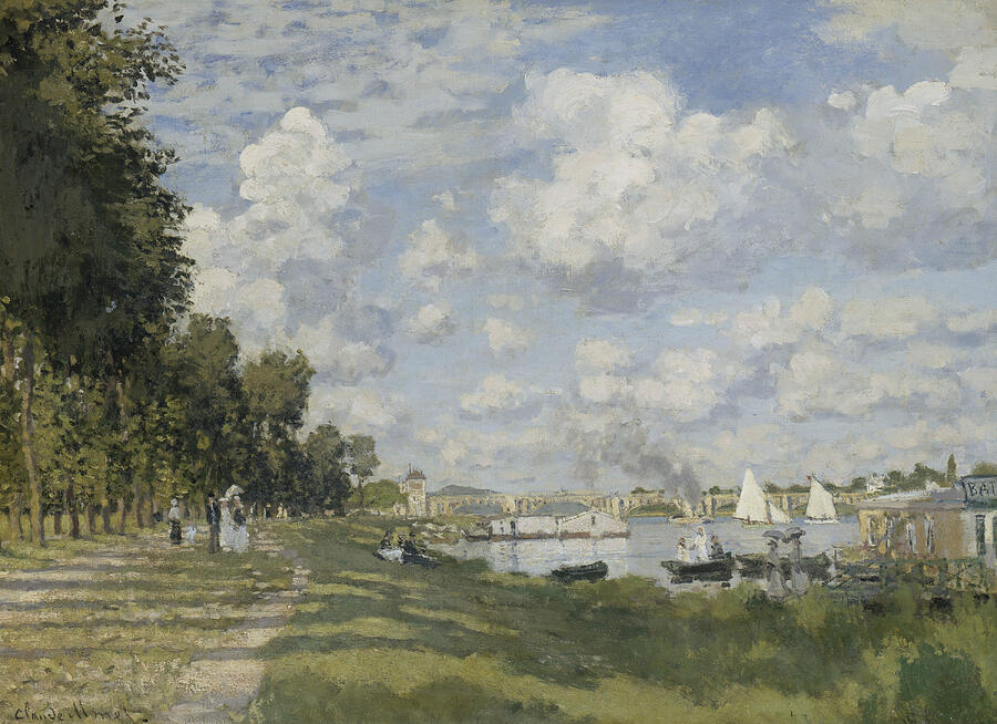 Bassin dArgenteuil, by 1926 Painting by Claude Monet