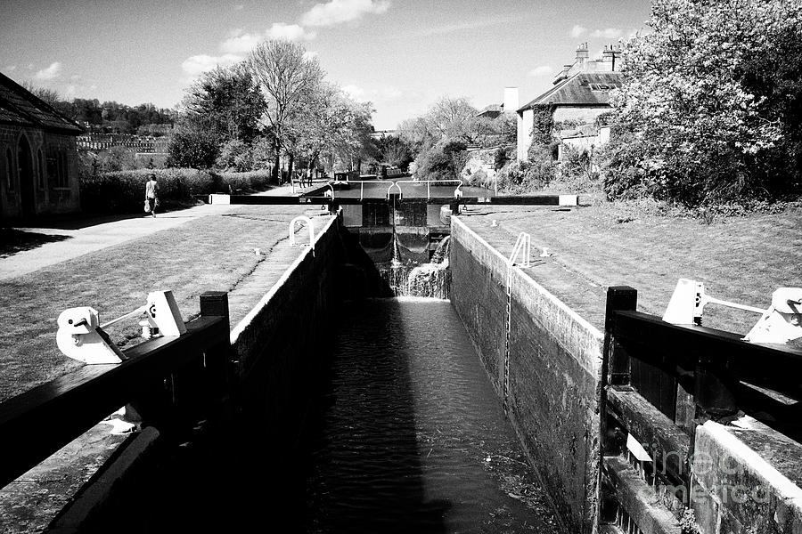 Bath top lock on the Kennet and Avon Canal Bath England UK Photograph ...