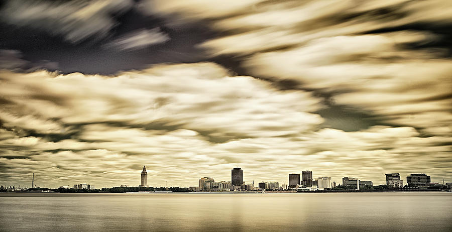 Baton Rouge Downtown Skyline Across Mississippi River #3 Photograph by Alex Grichenko