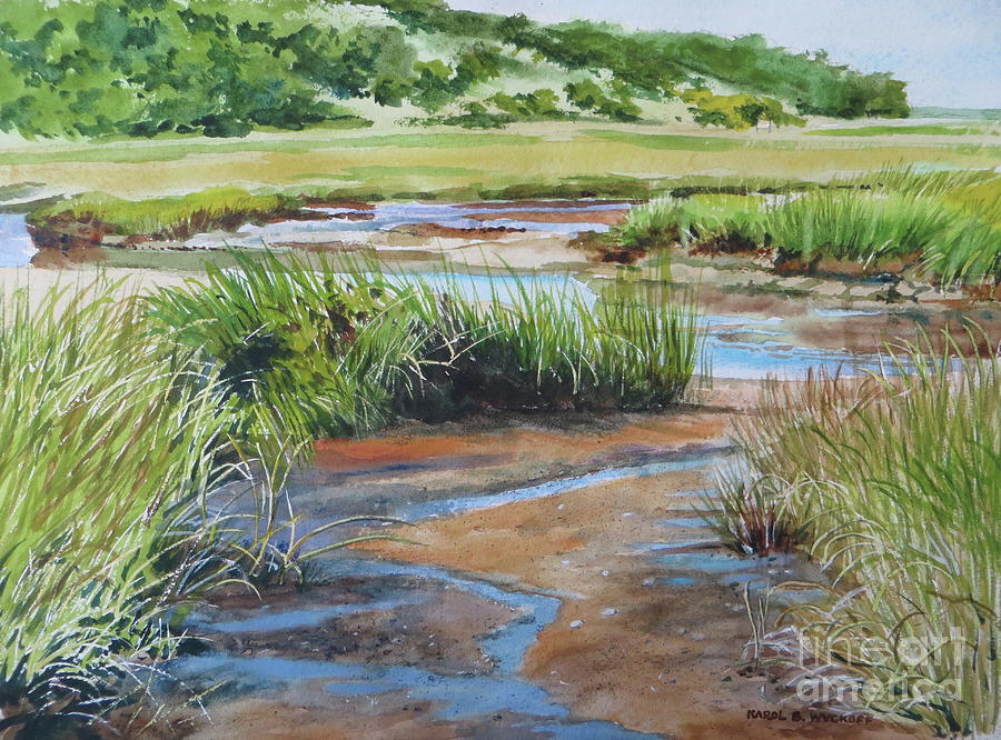Lowley Marsh Painting by Karol Wyckoff