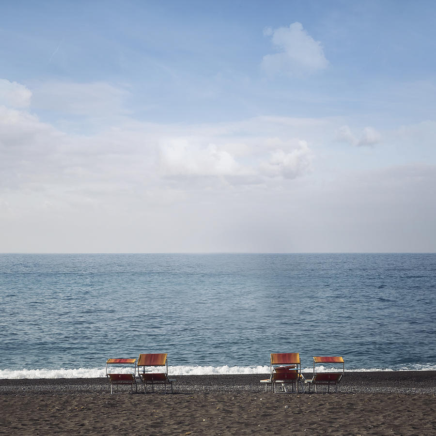 Summer Photograph - Beach Chairs #3 by Joana Kruse