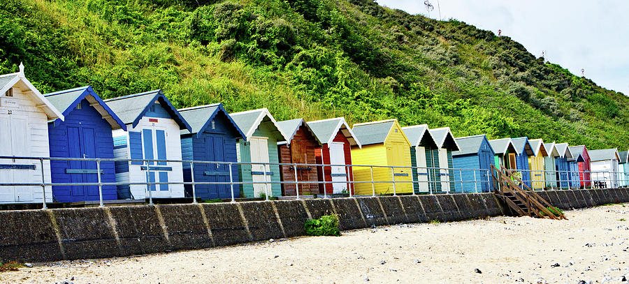 Beach huts #3 Photograph by Ed James
