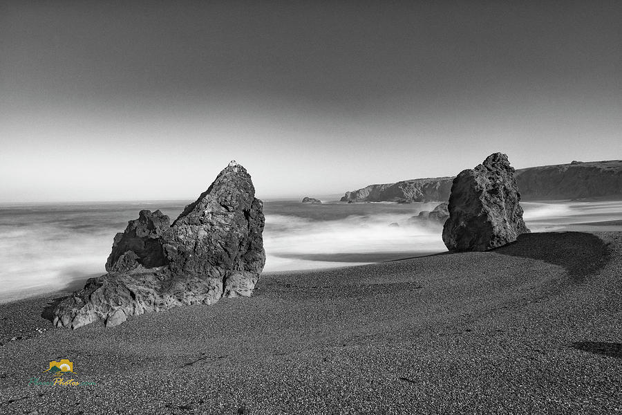 Beach, Rocks and Surf #4 Photograph by Jim Thompson