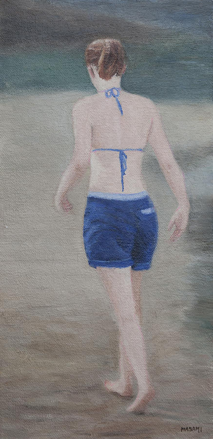 Beach Walk #3 Painting by Masami Iida