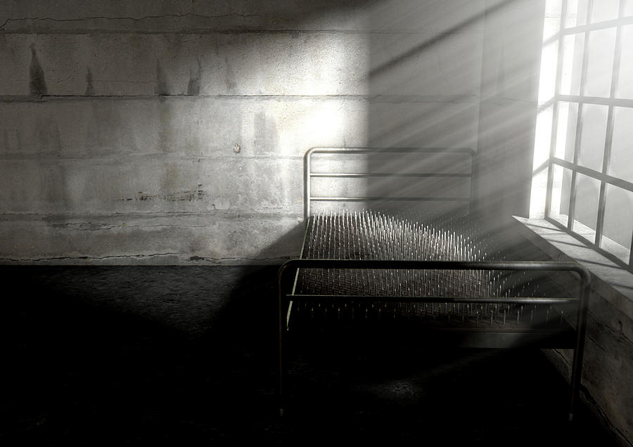 Nail Digital Art - Bed Of Nails In A Room #3 by Allan Swart