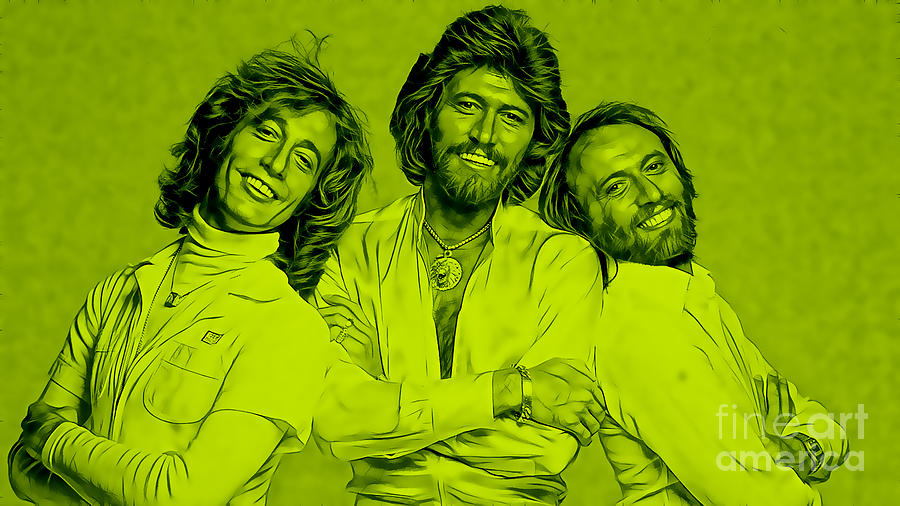Bee Gees Mixed Media - Bee Gees Collection #3 by Marvin Blaine