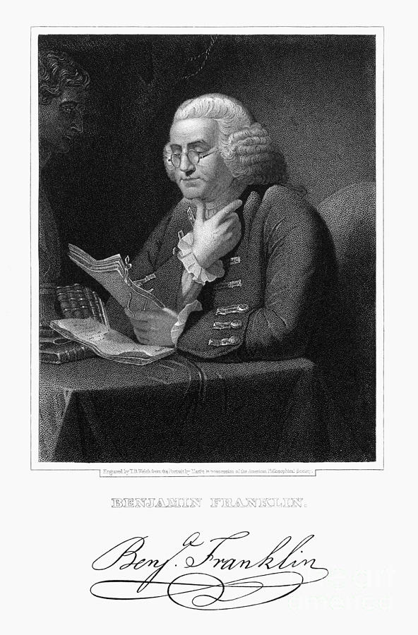 Benjamin Franklin #3 Photograph by Granger