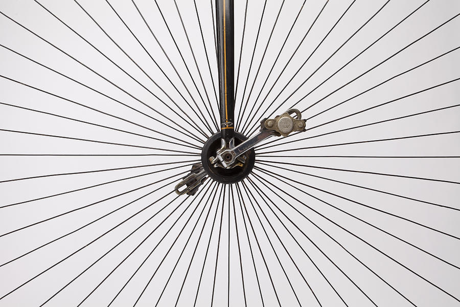 Up Movie Photograph - Bicycle Wheel by American School