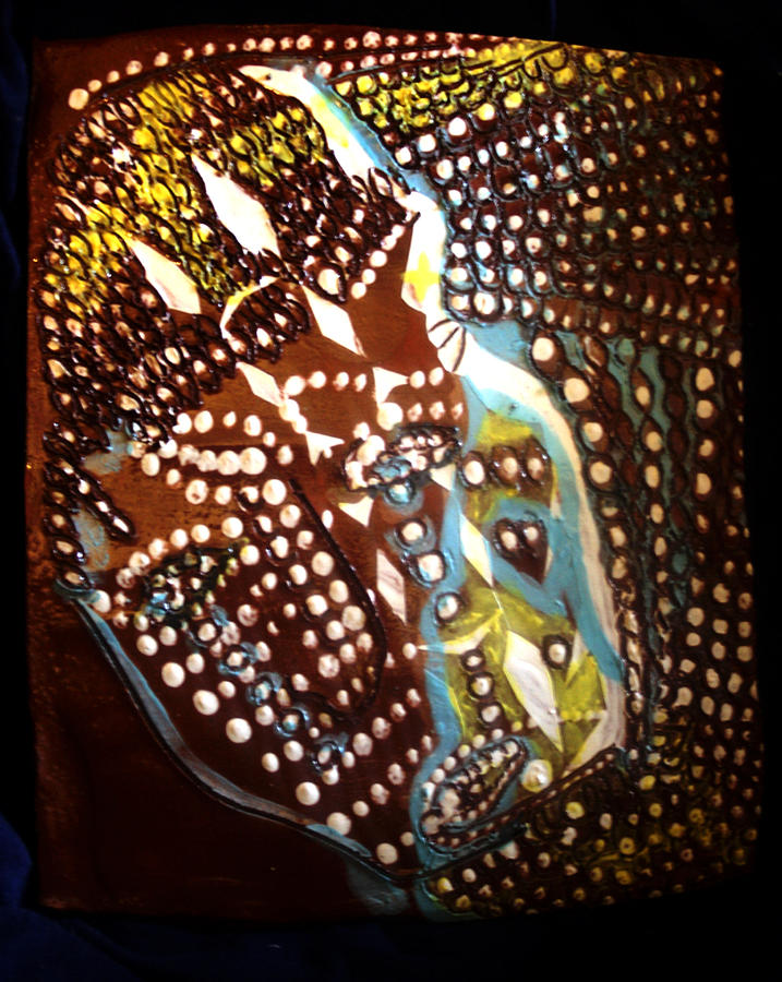 Bikira Maria #3 Ceramic Art by Gloria Ssali