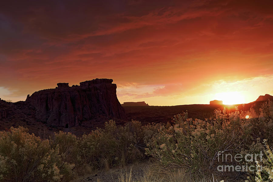 Nature Photograph - Blazing Sunset #5 by Rick Mann