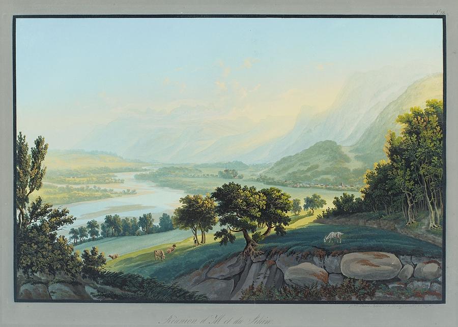 Bleuler Painting by Johann Ludwig Bleuler Painting by Johann Ludwig
