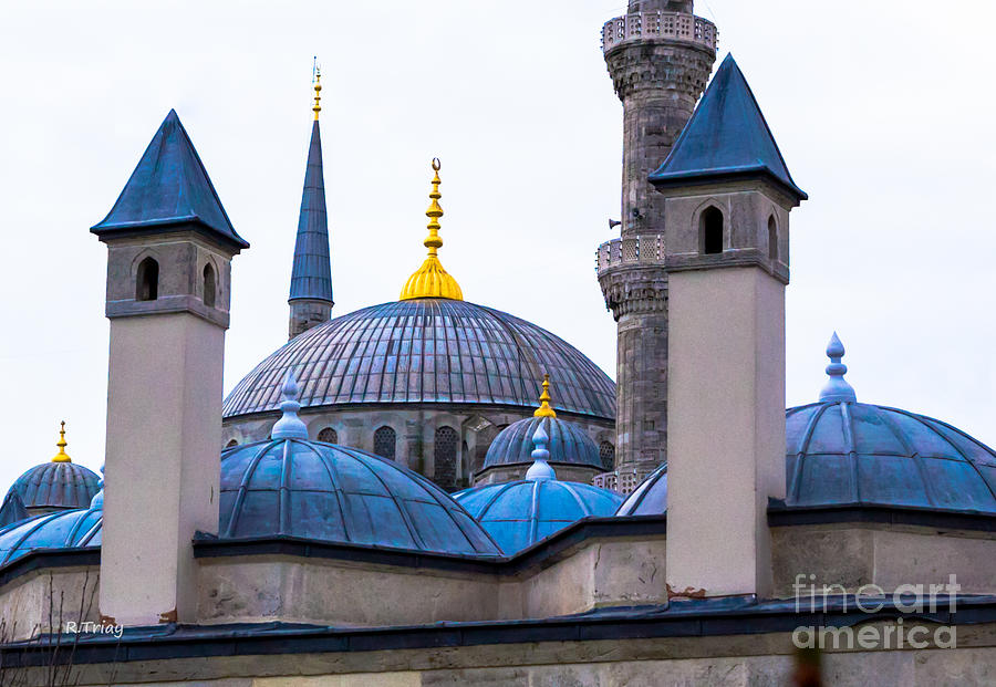 Blue Mosque-- Sultan Ahmed Mosque #4 Photograph by Rene Triay FineArt Photos