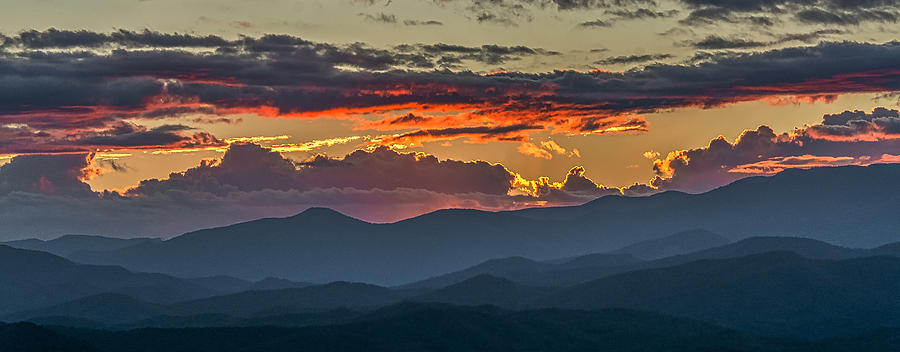 Blue Ridge Sunset #3 Photograph by Bill Martin
