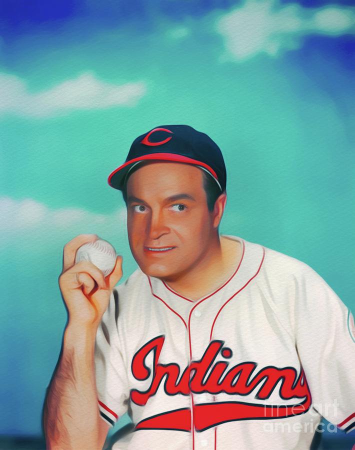 Baseball Painting - Bob Hope, Hollywood Legend #3 by Esoterica Art Agency