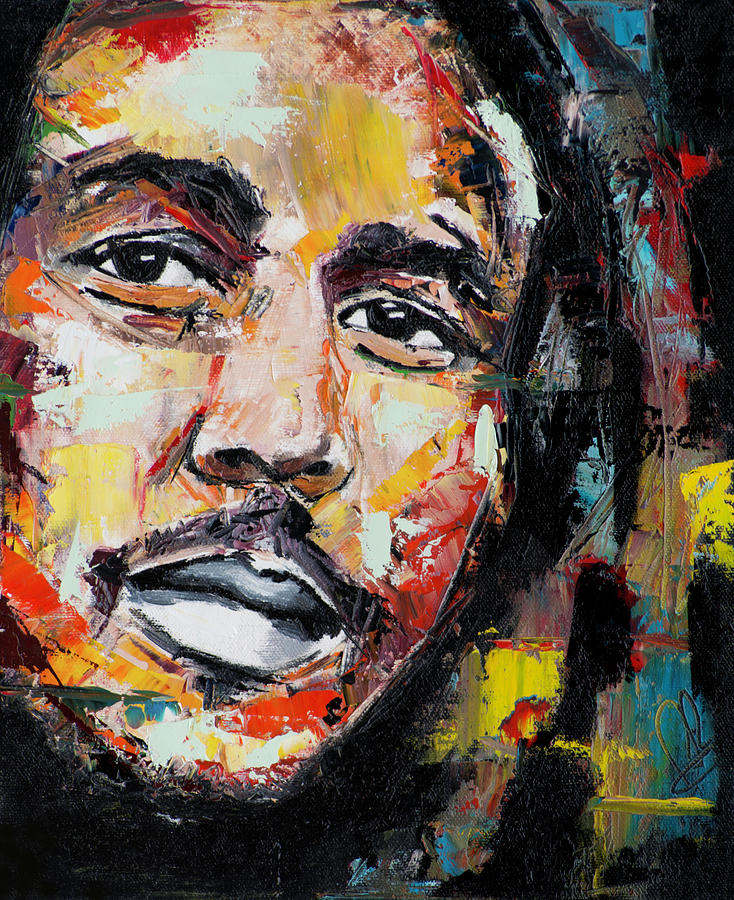 Bob Marley II Painting by Richard Day