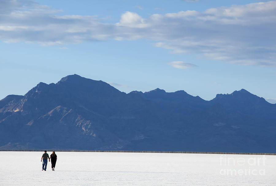Bonneville Salt Flats in Utah #3 Photograph by Anthony Totah