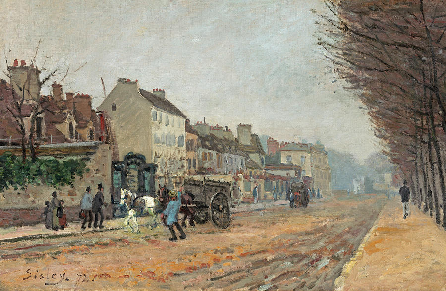  Boulevard Heloise, Argenteuil #3 Painting by Alfred Sisley