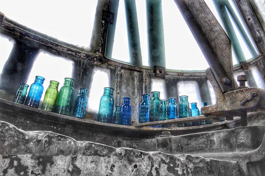 Bromo Seltzer Vintage Glass Bottles Photograph by Marianna Mills
