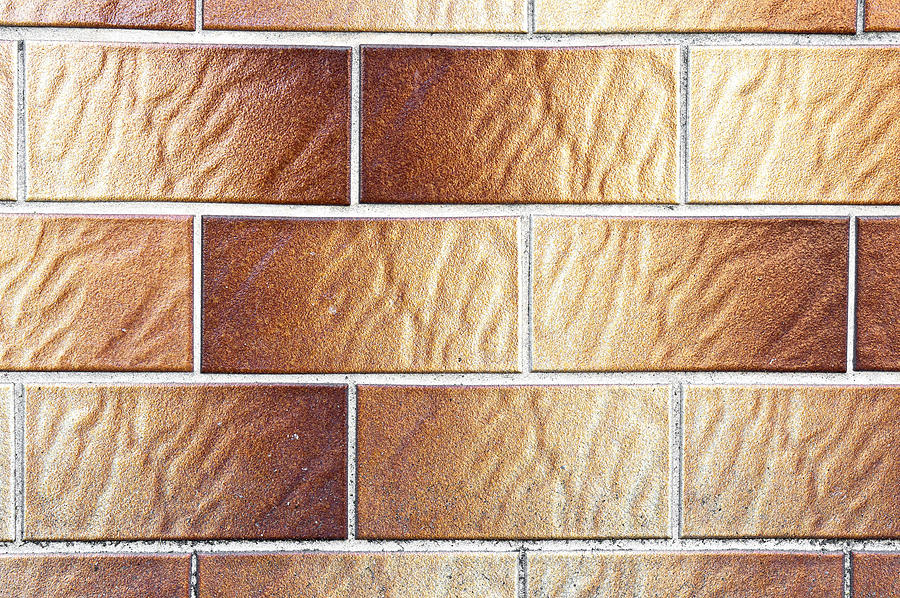 Abstract Photograph - Brown tiles #3 by Tom Gowanlock