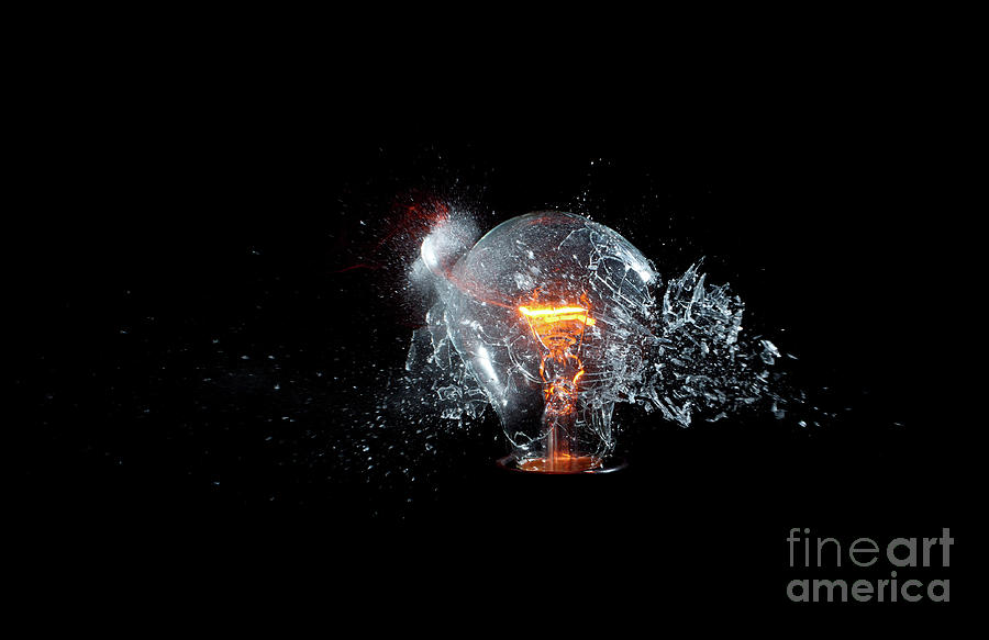Bulb Explosion #3 Photograph by Gualtiero Boffi