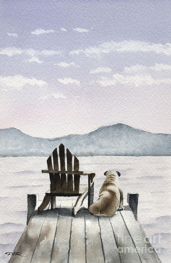 Mountain Painting - Bulldog #2 by David Rogers