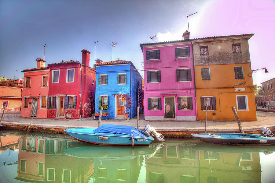 Burano Venice Italy #3 Photograph by Paul James Bannerman
