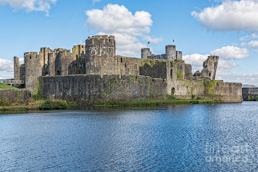 Caerphilly Castle 1 #4 Photograph by Steve Purnell