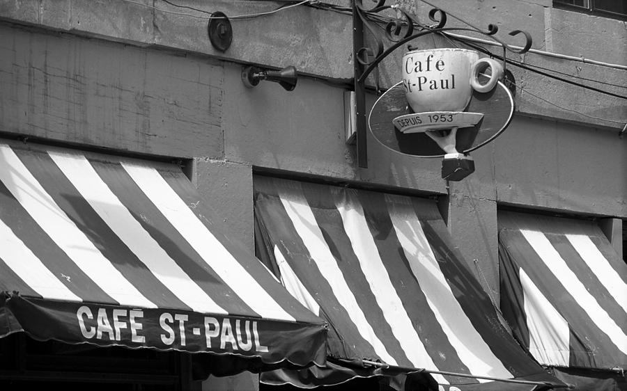 Cafe St. Paul - Montreal #3 Photograph by Frank Romeo