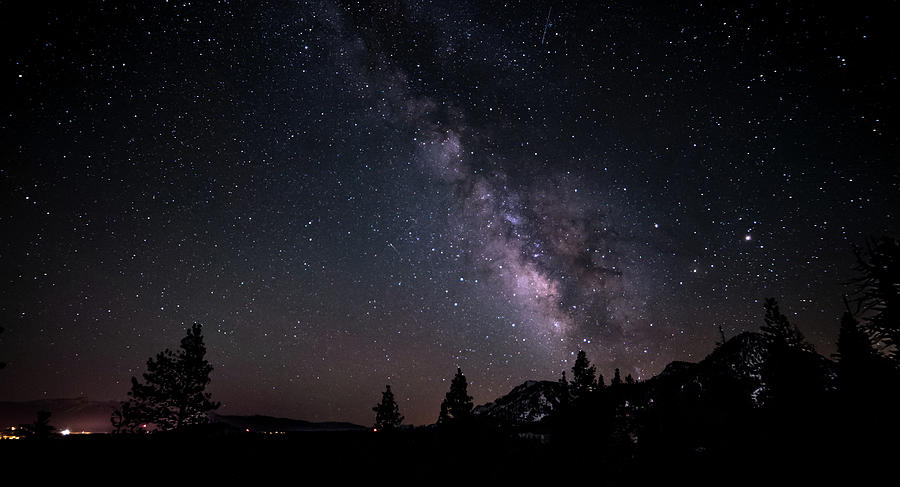 California - Lake Tahoe - Meeks Bay - Milky Way - Astrophotograp #3 Photograph by Ryan Kelehar