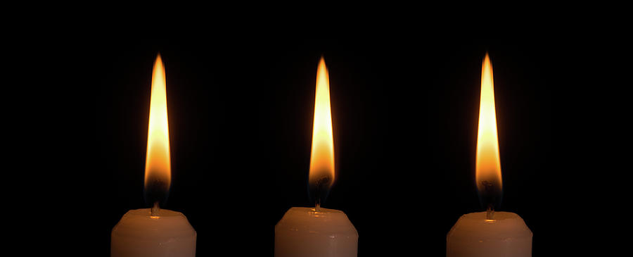 3 Candles Photograph
