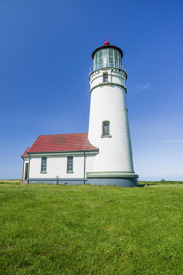 Nature Photograph - Cape Blanco Lighthouse #3 by John Trax