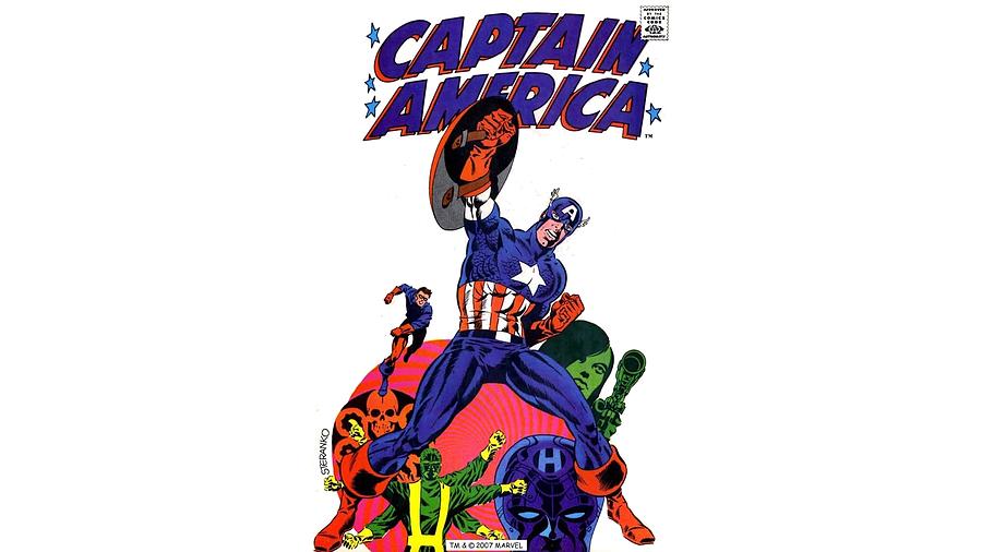 Captain America Digital Art - Captain America #3 by Maye Loeser